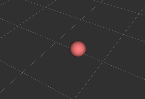 RViz2 A Red Sphere